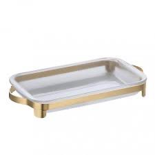 Gold Oven To Table With Matching Salad Servers (Not Shown)