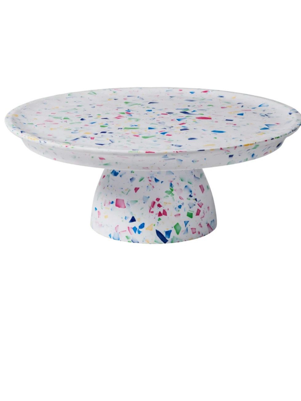 Acrylic And Melamine Cake Stand 11”