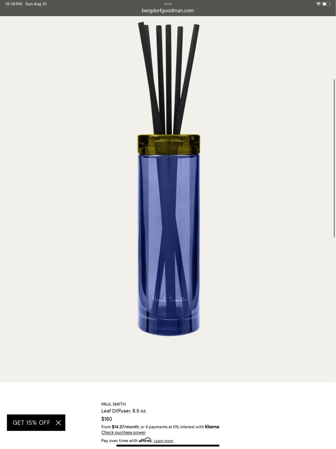 Paul Smith Diffuser