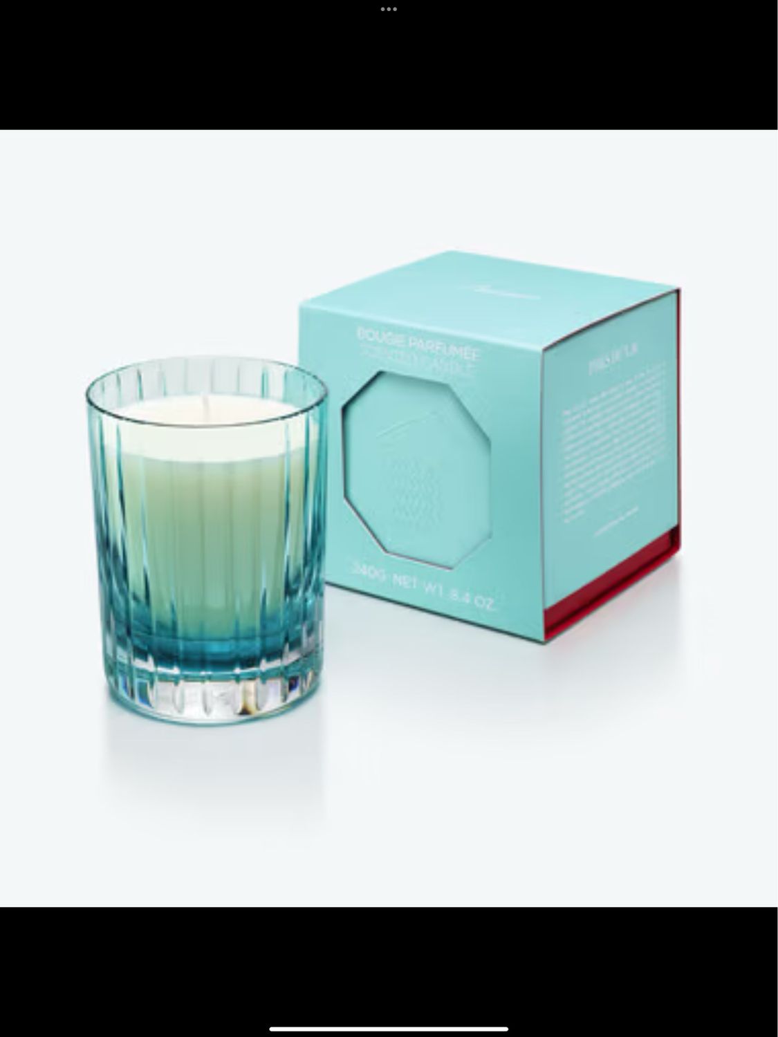 Baccarat Harmonie Green Candle