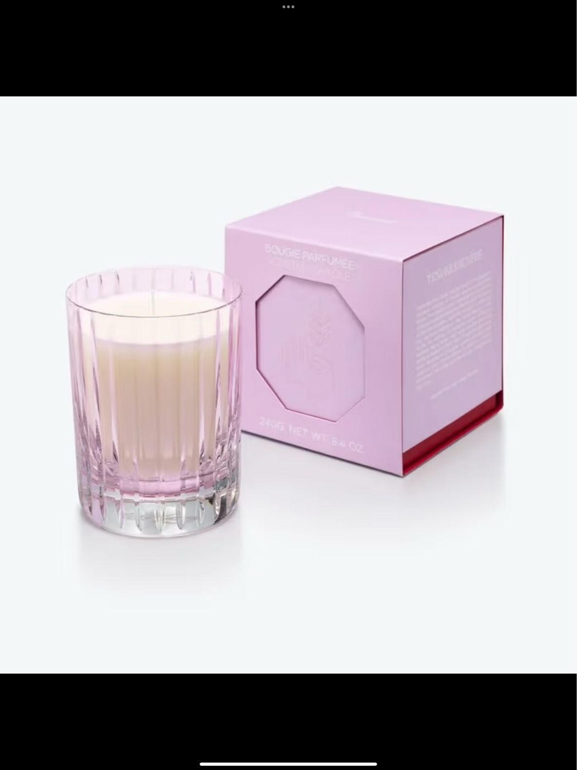 Baccarat Harmonie Blue Candle
