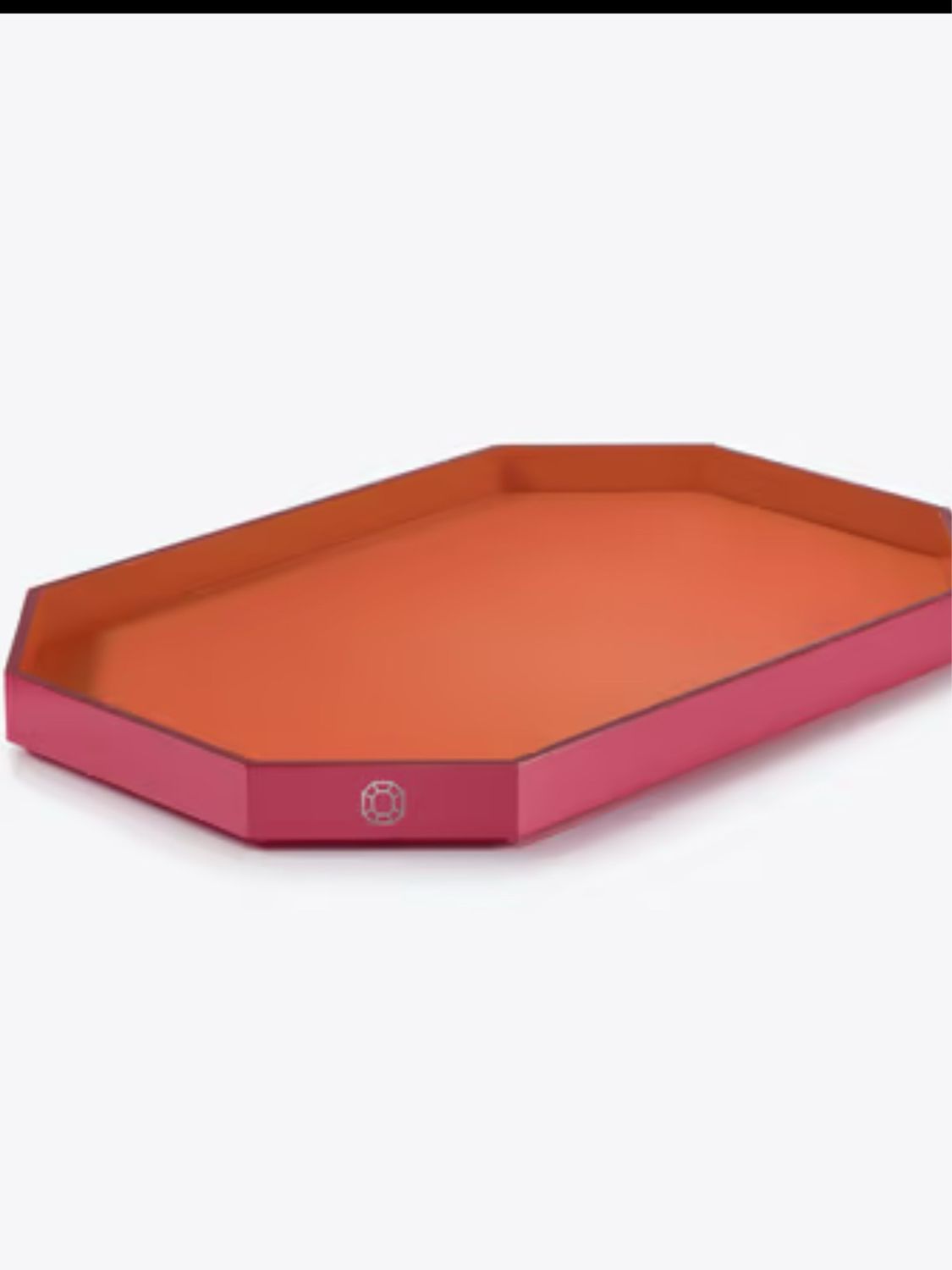 Baccarat Octogone Lacquer Tray S
