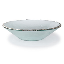 Annie Glass Platinum Edgey Round Bowl