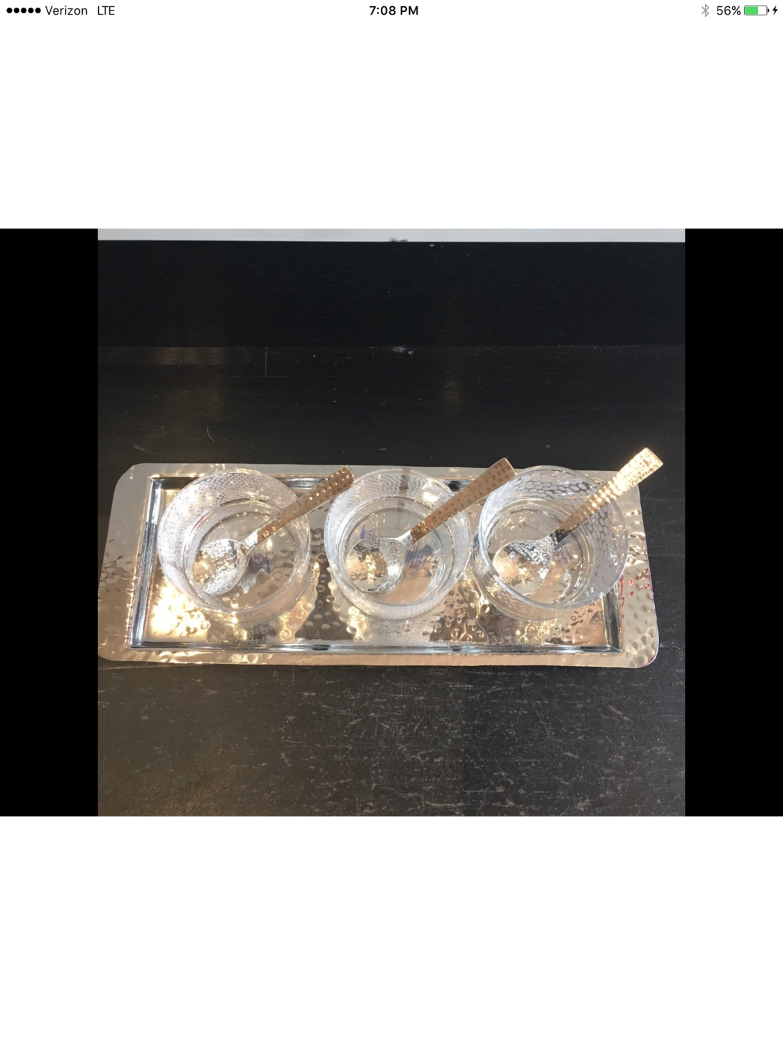 Egizia Bowls On Tray with Spoons