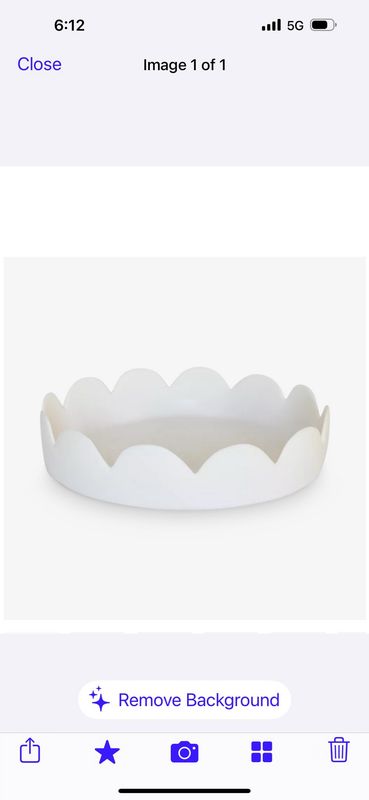 Tina Frey Fleur Large Tray