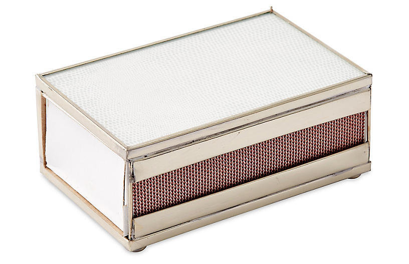 White Lizard Match Box PURCHASED