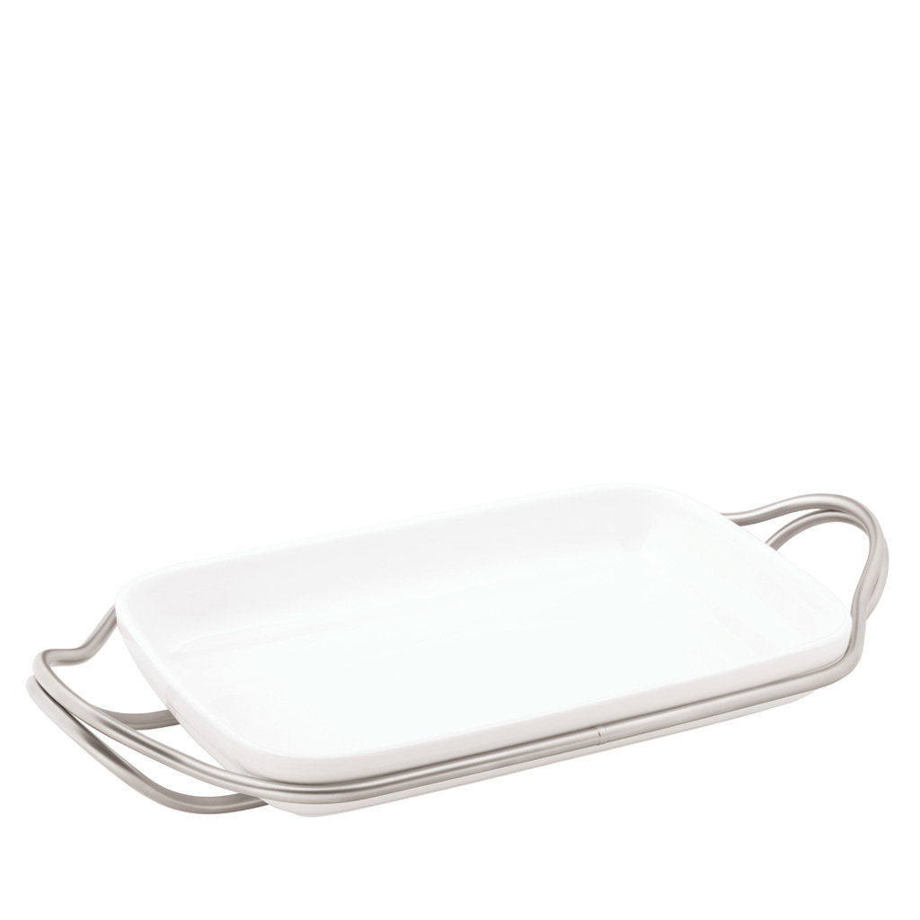 Sambonet New Living GOLD Rectangular Oven To Table (shown in silver)