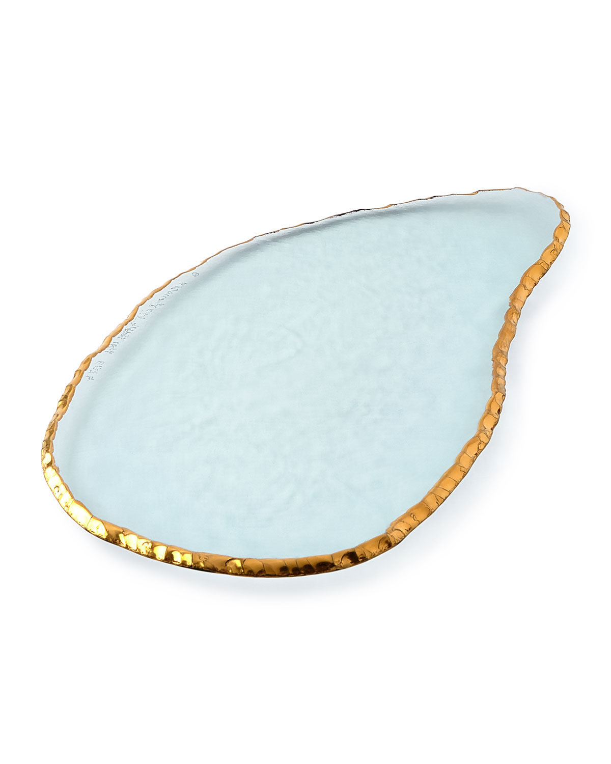 Annie Glass Edgey Gold Large Cheese Tray