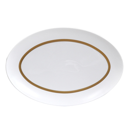 Bernardaud Cronos Or Small Oval Platter