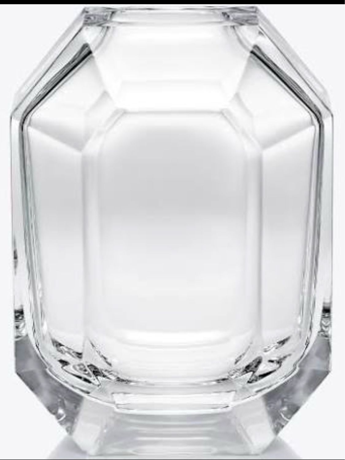 Baccarat Crystal Octagone Small Vase