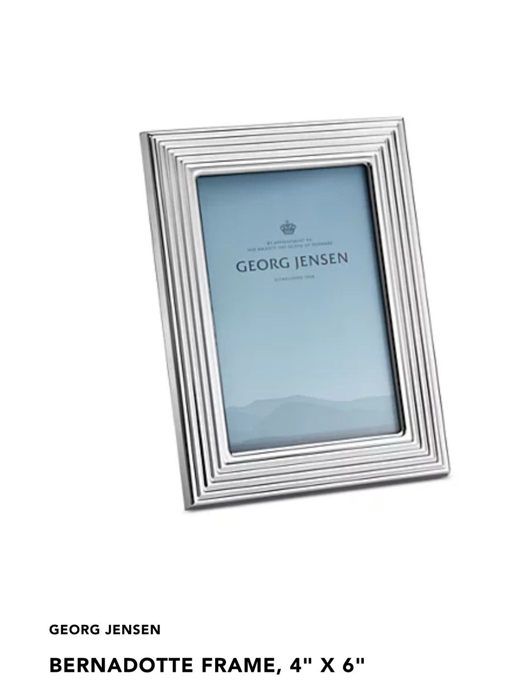 Georg Jensen Bernadotte 4x6 Frame Georg Jensen Bernadotte 4x6 Frame