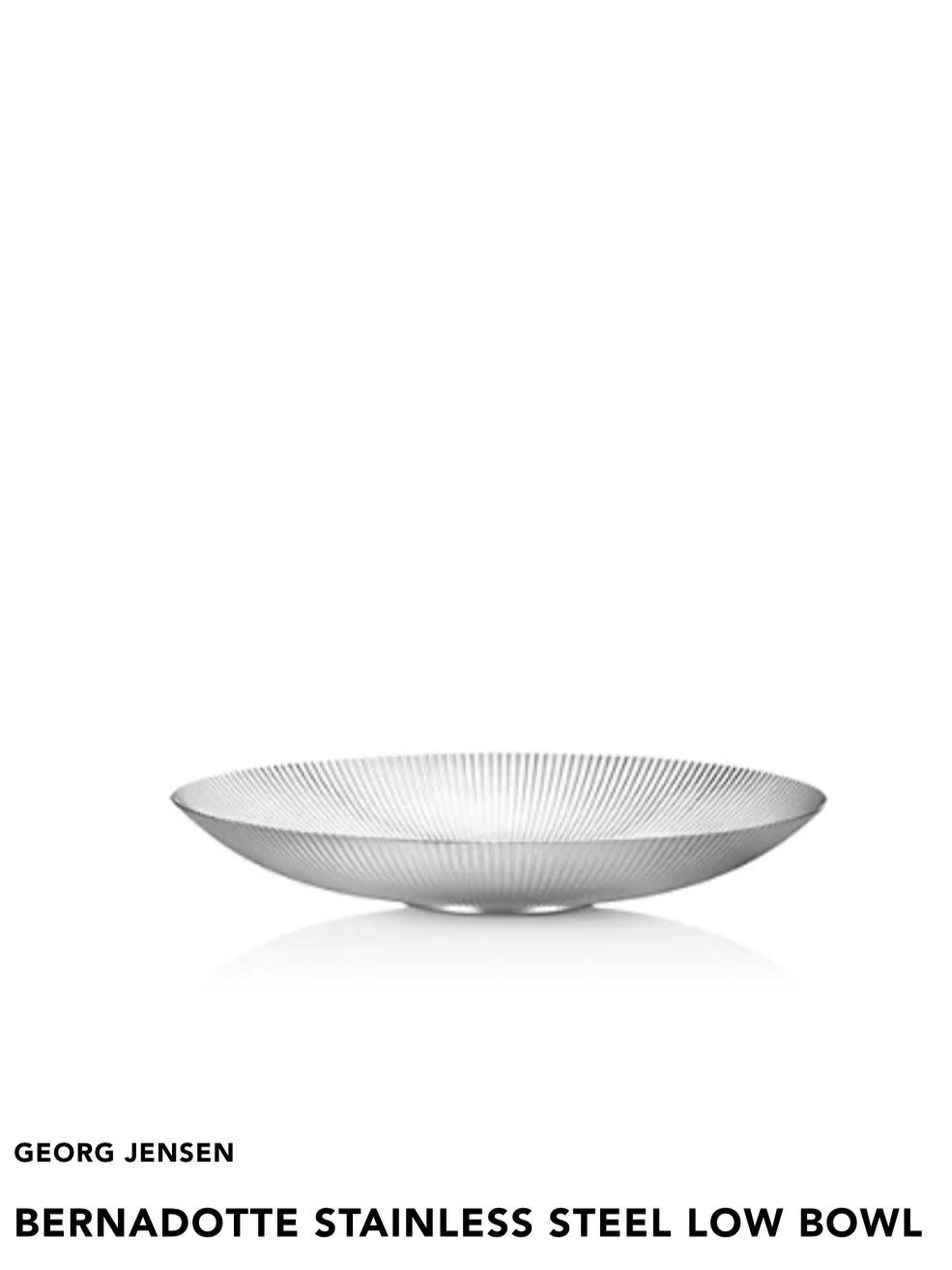 Georg Jensen Bernadotte Low Bowl