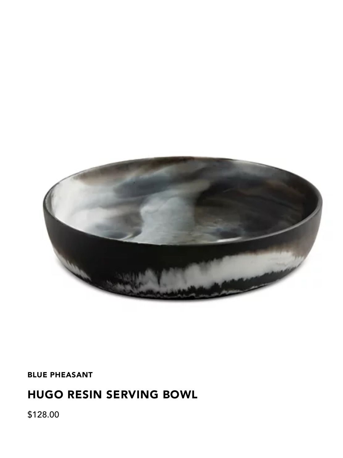 Blue Pheasant Hugo Large Bowl