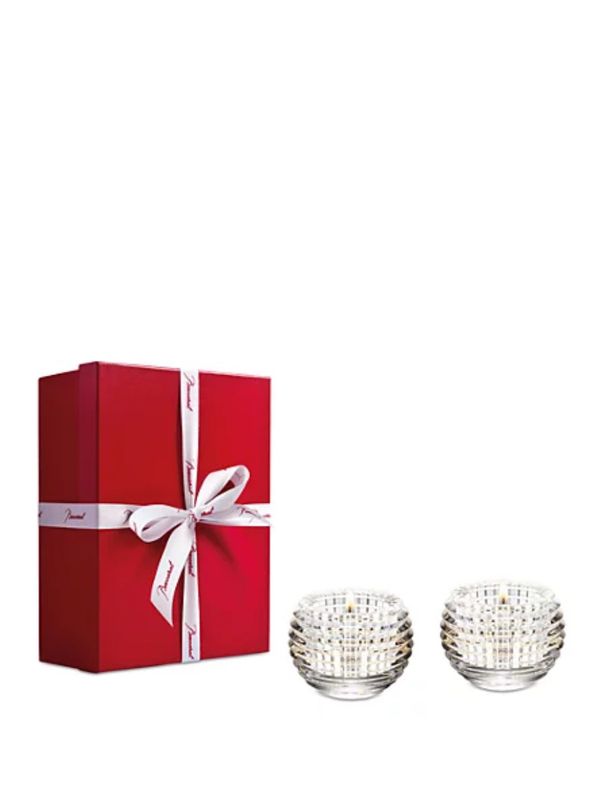 Baccarat Crystal Pair Eye Votives $500
