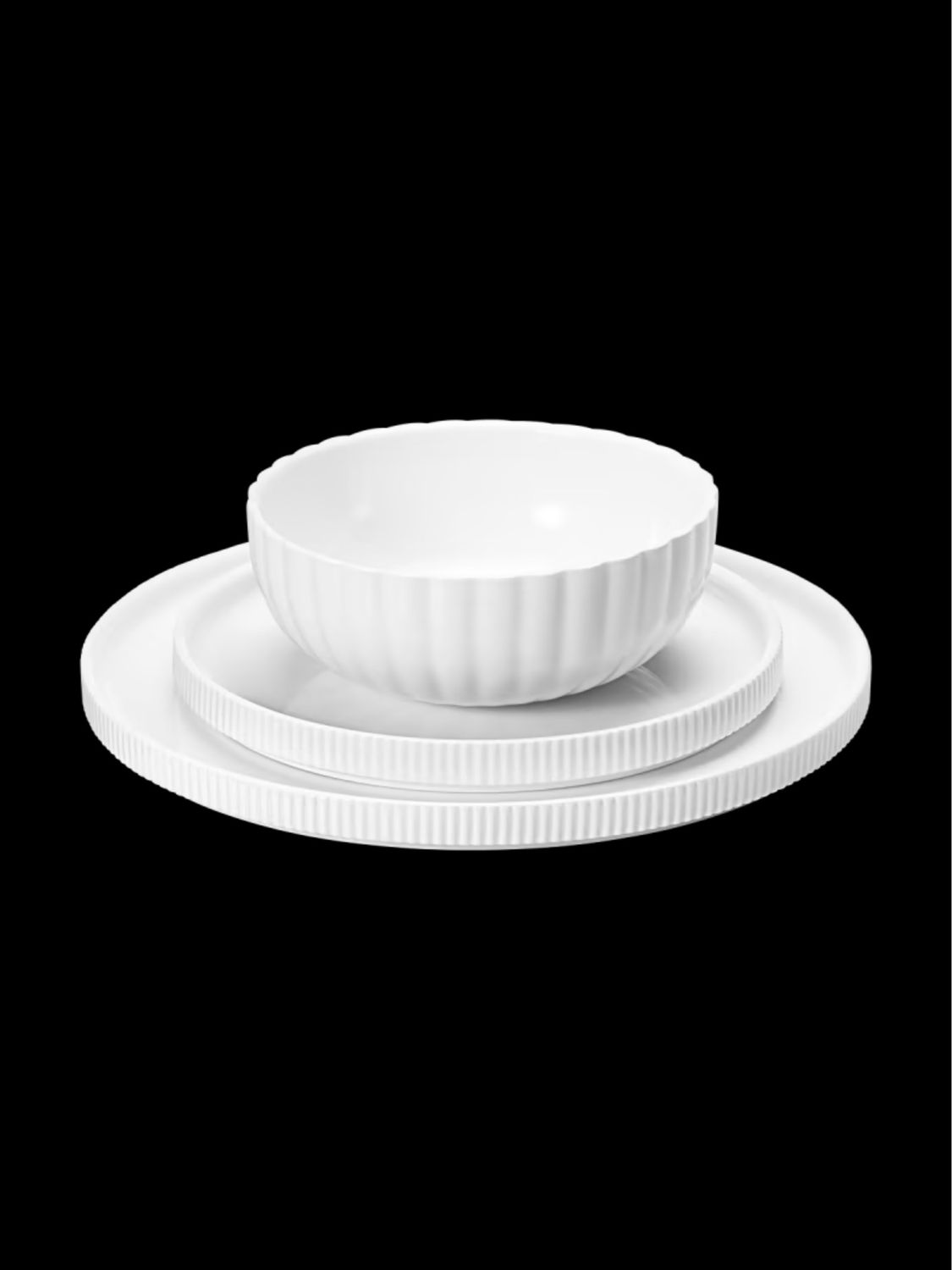 Georg Jensen Bernadotte Dinnerware 3 Piece