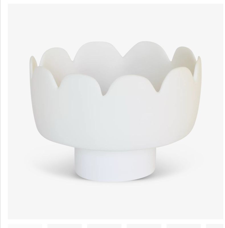 Tina Frey L White Footed Bowl Purchased