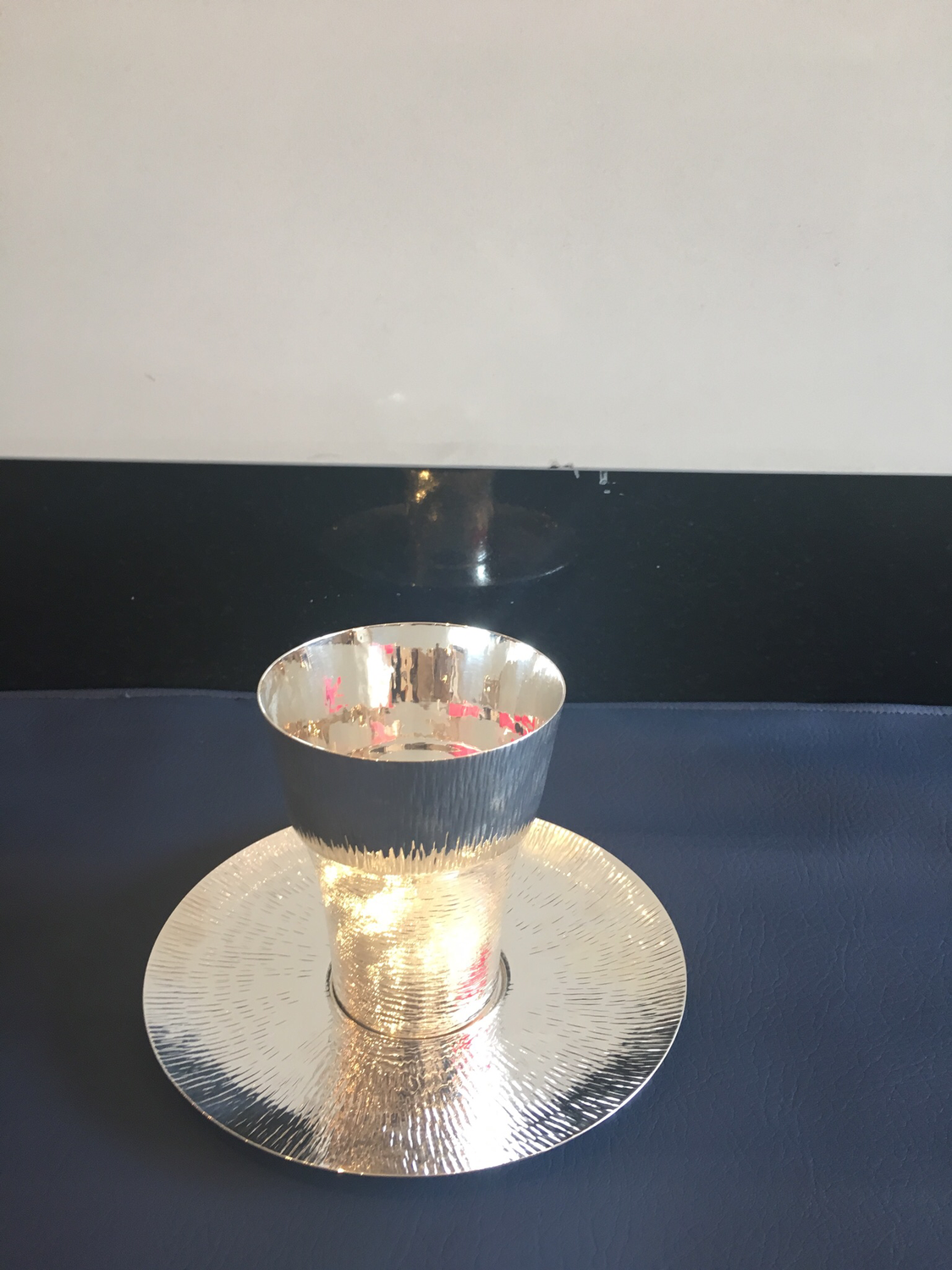 Zanetto Sterling Cup With Matching Tray