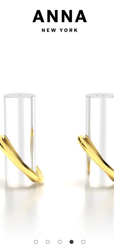 Anna New York Ring Pair Salt And Pepper Shakers