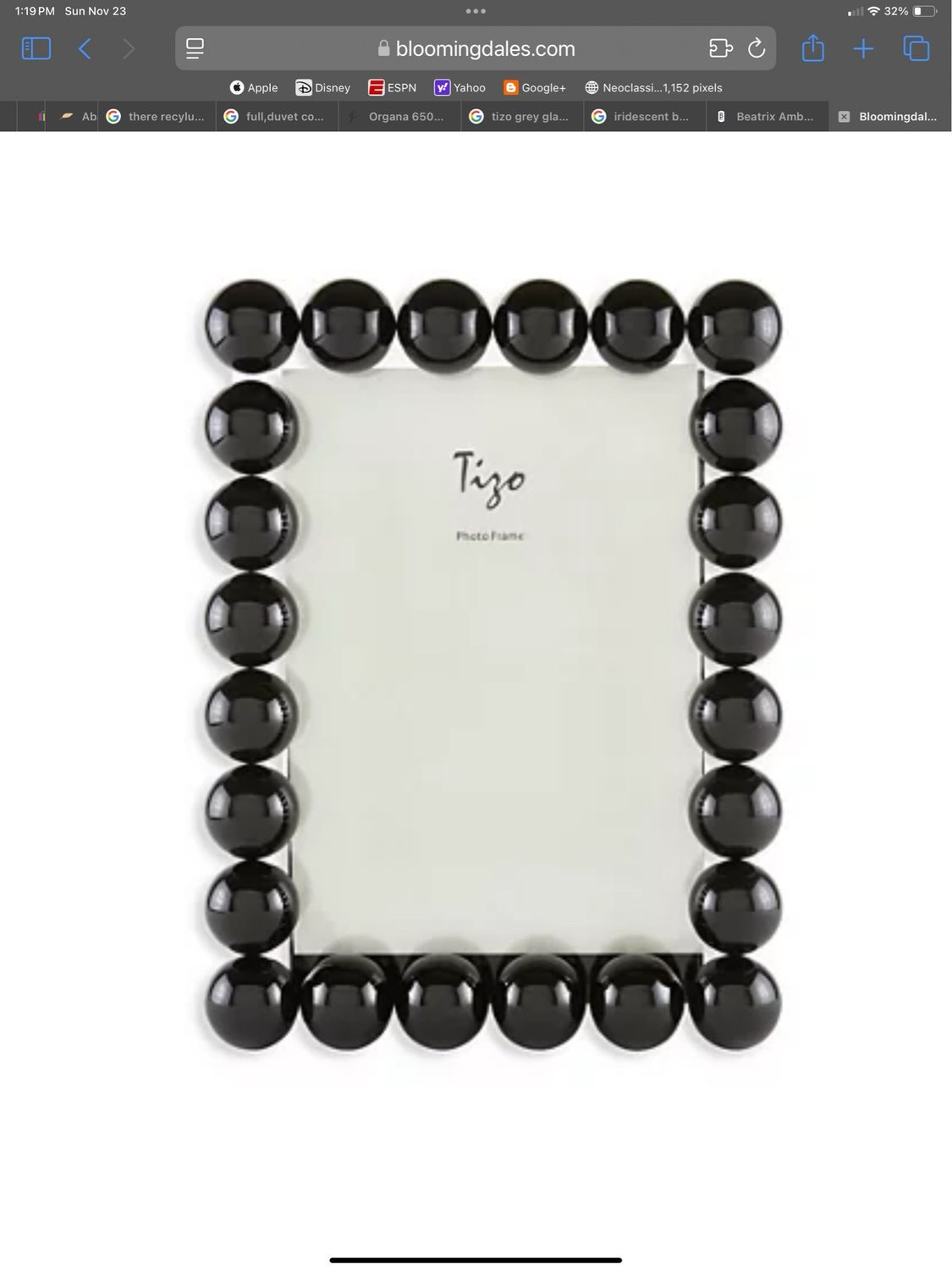 Tizo Black Bubble Frame 5x7