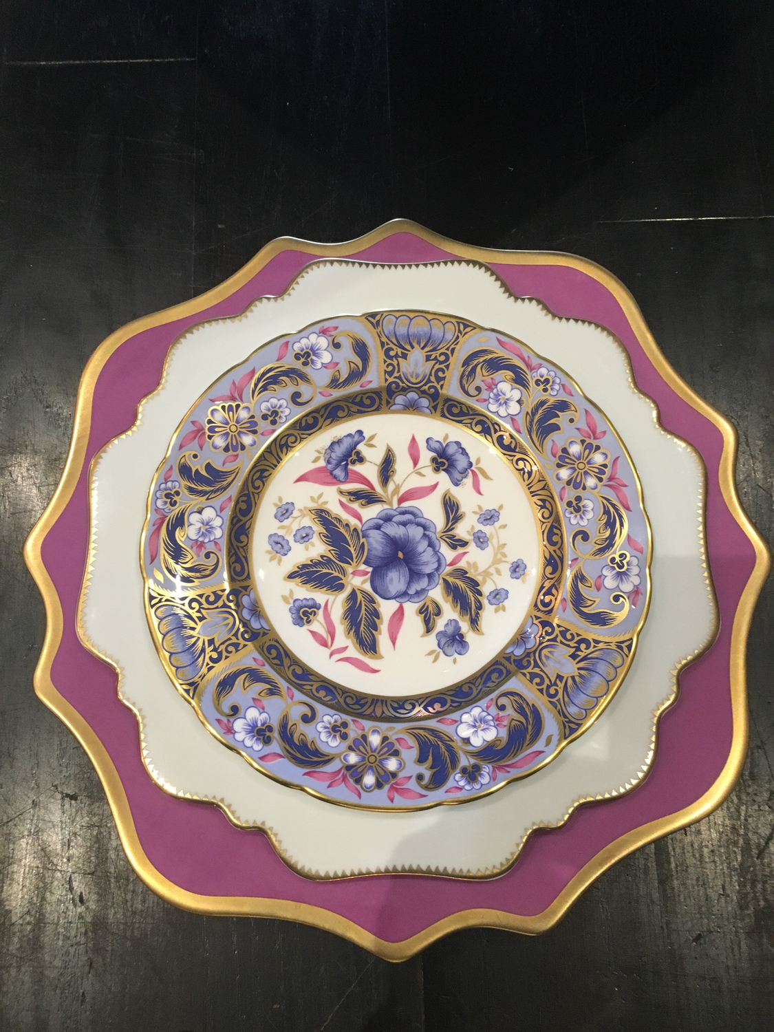 Anna Weatherly/Royal Crown Derby 14 -(4 pc, including soup plate) 5 Sold NEEDS 9