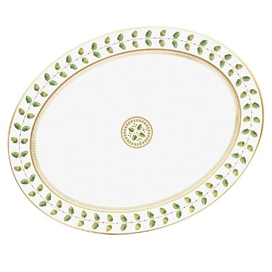 Bernardaud Constance Green Oval Platter