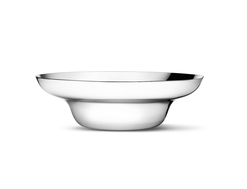 GEORG JENSEN ALFREDO SALAD BOWL, STAINLESS STEEL