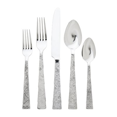 Ricci Slate Stainless Flatware -16-5 Pc Place Settings