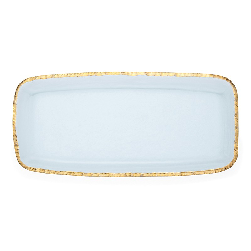 Annie Glass Edgey Gold Party Tray PURCHASED