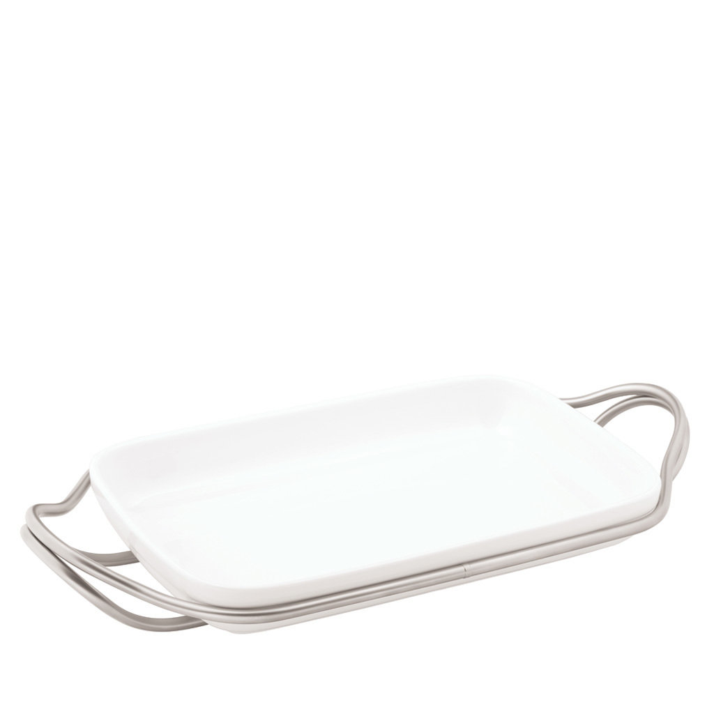Sambonet New Living GOLD Rectangular Oven To Table (shown in silver)