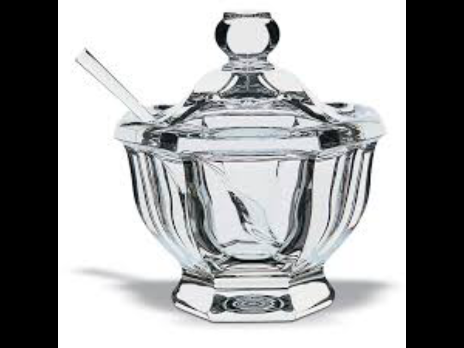 Pair of Baccarat Crystal Small Jam Jar purchased