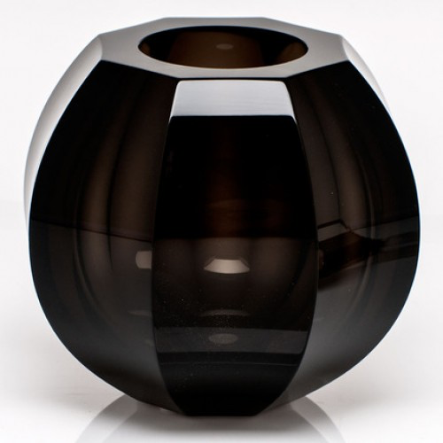 Moser Crystal Smoke Beauty Vase