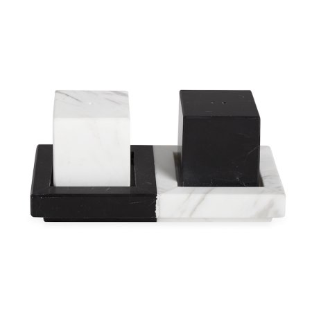 Jonathan Adler Marble Pair Salt and Pepper Shakers
