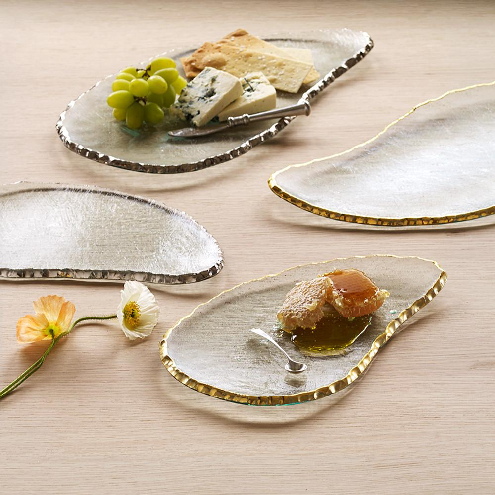 Annie Glass Edgey Gold Small Tray