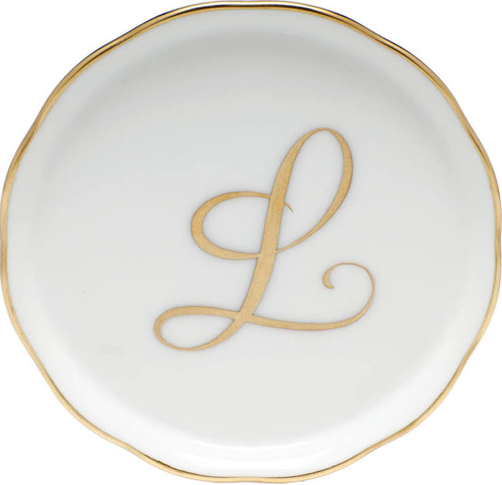 Herend Monogram Coaster 
