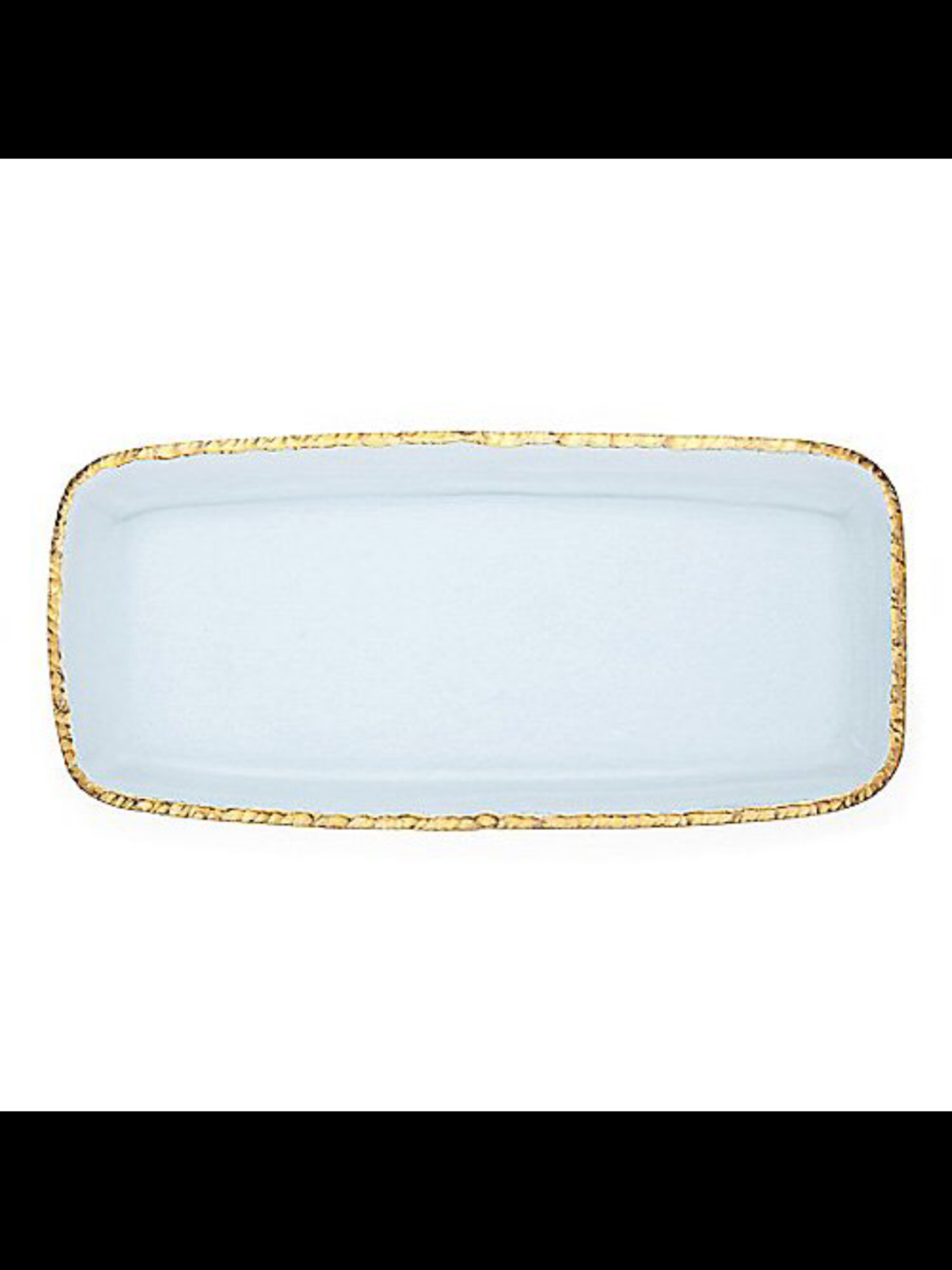 Annie Glass Edgey Gold Party Tray