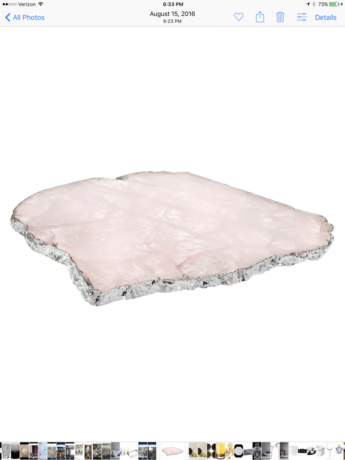 Rablabs Pink Kiva Platter PURCHASED