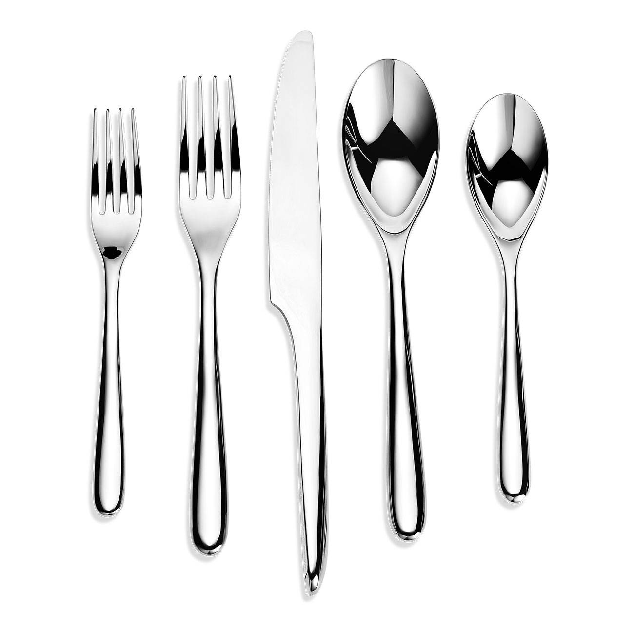 Christofle L&#39;ame Stainless Flatware 14 Place Settings 1 PURCHASED needs 13