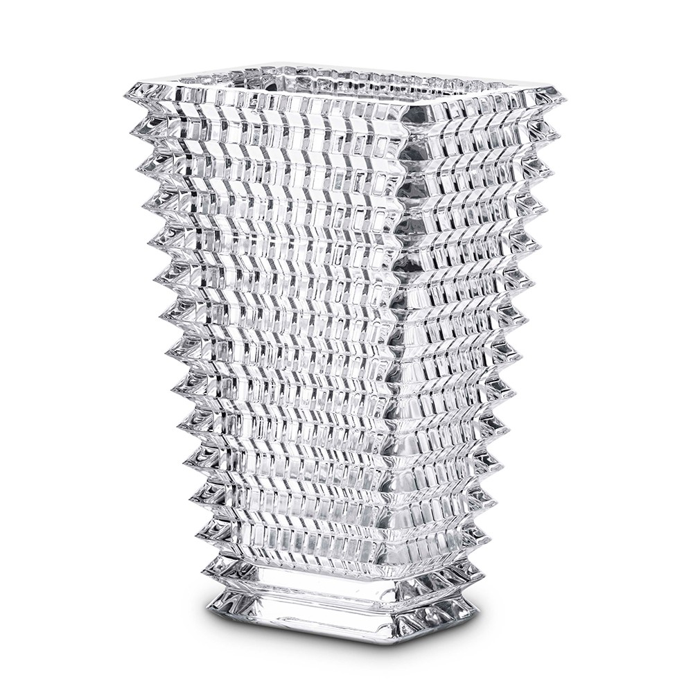 Baccarat Crystal Rectangular Eye Vase Purchased!