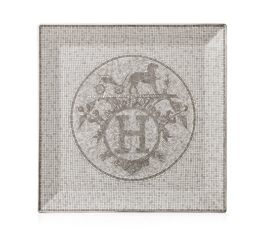 Hermes Mosaique Square Plate