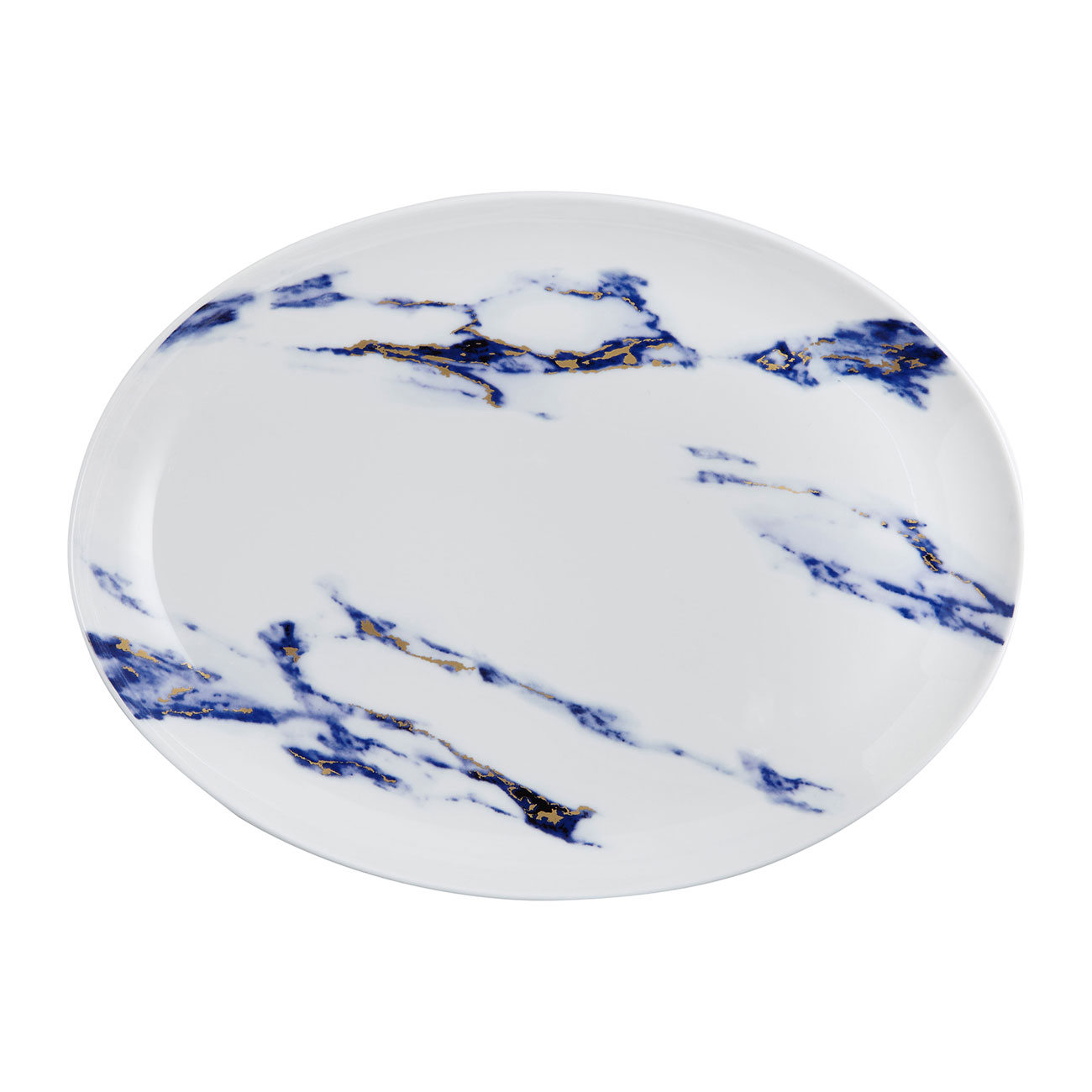 Prouna Azure Large Oval Platter