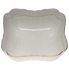 Herend Golden Edge Large Salad Bowl Purchased