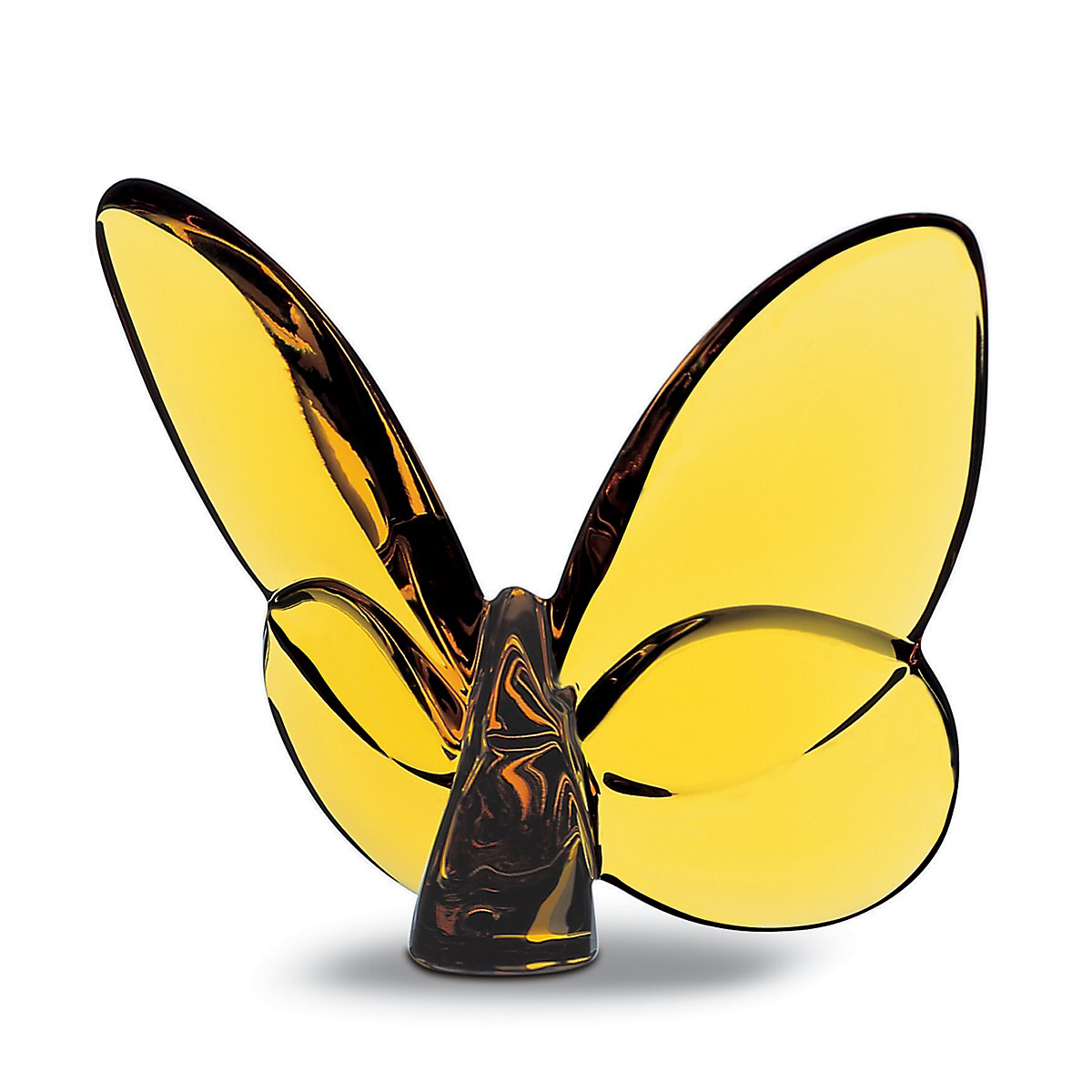 Baccarat Crystal Amber Butterfly