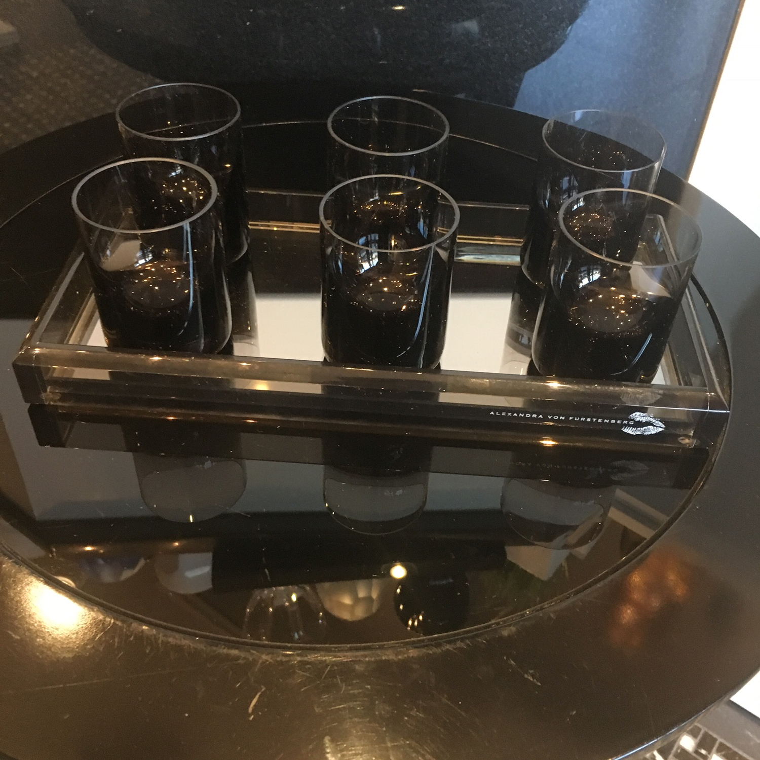 Moser Crystal 6 Whiskey Shots 