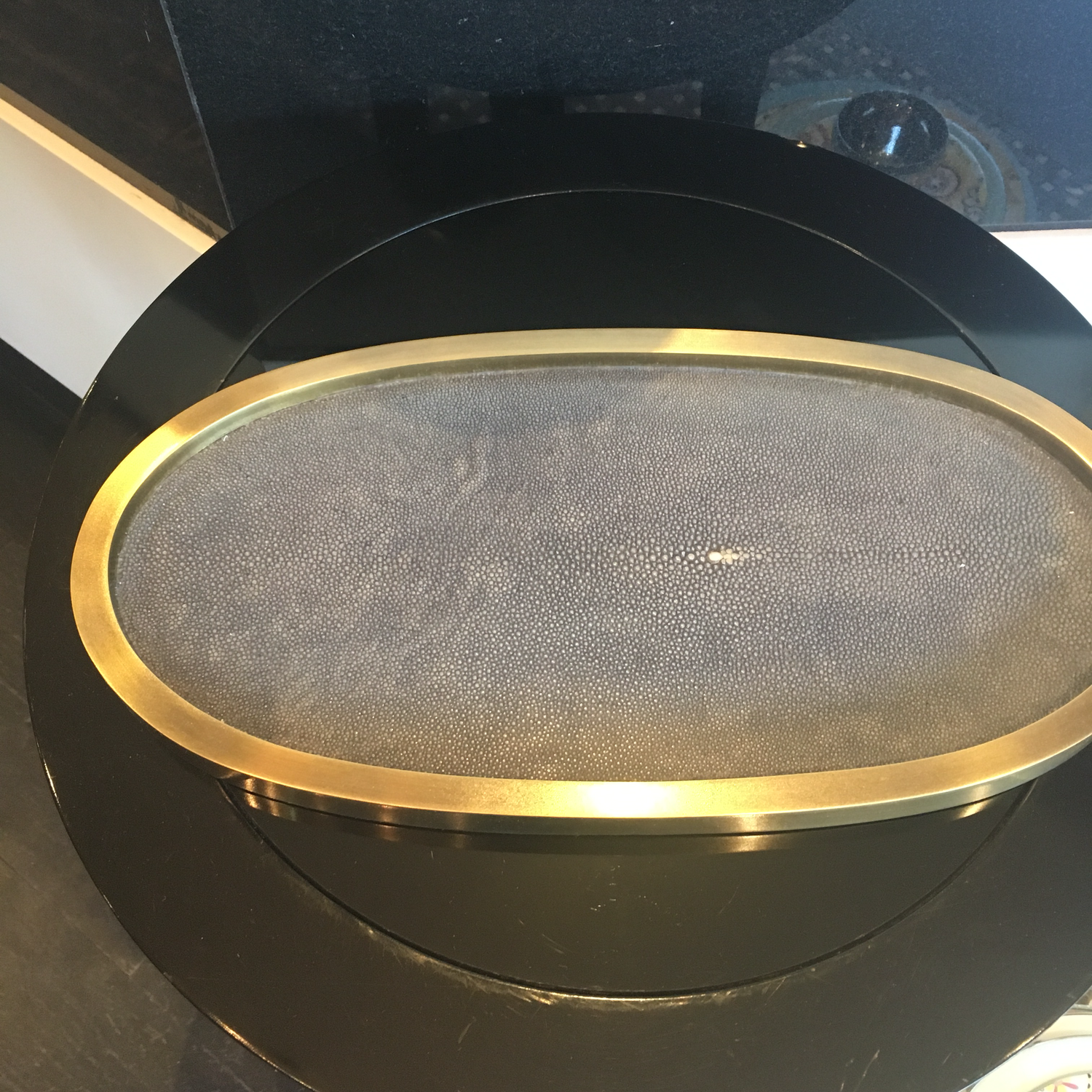 Kifu Blue Oval Platter 