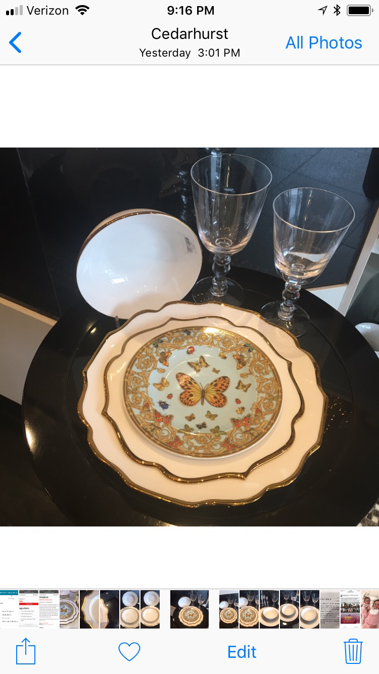 Versace 12 Bread And Butter Plates 