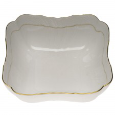 Herend Large Square Bowl Purchased