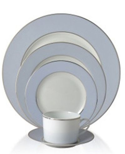 Bernardaud Blue Dune - 18 dinners, 18 salad plates and 18 Dune White Soups  $143 per 3 piece place setting (pic of white soup in next image)7 purchased needs 11