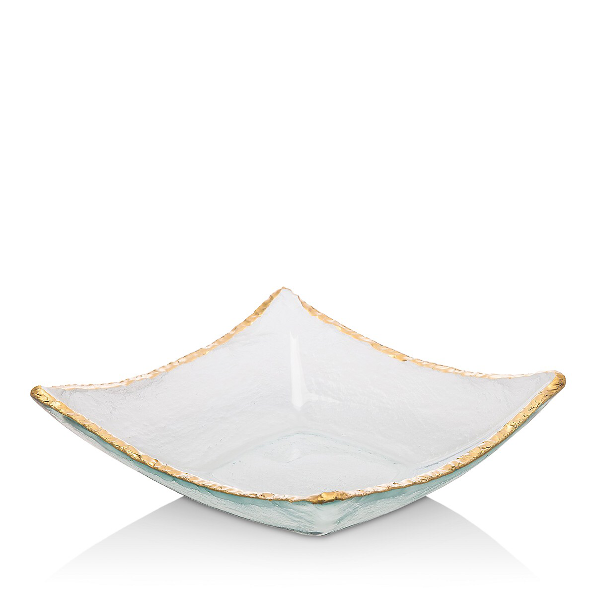 Annie Glass Edgey Gold Square Dish