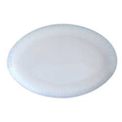 Bernardaud Saphir Blue 13 inch Oval Platter PURCHASED