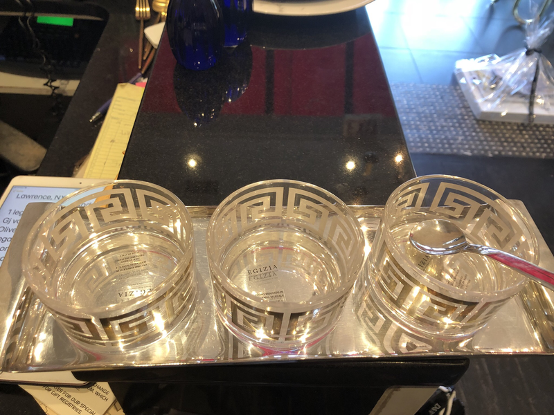 Egizia Meandro Set 3 Dip Bowls